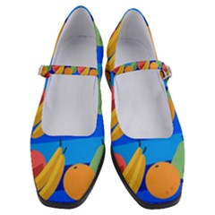Fruit Texture Wave Fruits Women s Mary Jane Shoes by Askadina
