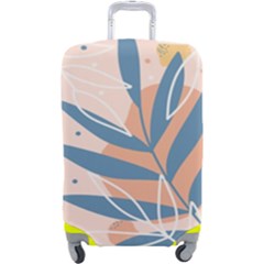 Summer Pattern Tropical Design Nature Green Plant Luggage Cover (large)