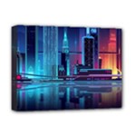 Digital Art Artwork Illustration Vector Buiding City Deluxe Canvas 16  x 12  (Stretched) 