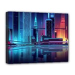Digital Art Artwork Illustration Vector Buiding City Deluxe Canvas 20  x 16  (Stretched)