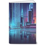 Digital Art Artwork Illustration Vector Buiding City 8  x 10  Softcover Notebook
