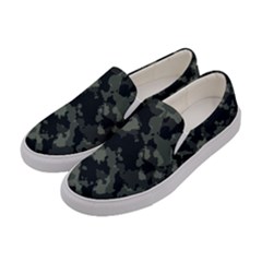 Camouflage, Pattern, Abstract, Background, Texture, Army Women s Canvas Slip Ons by nateshop