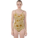 Cheese Texture, Yellow Cheese Background Cut Out Top Tankini Set View1
