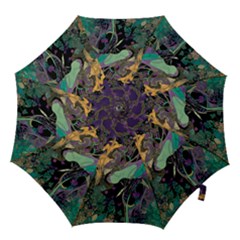 Flowers Trees Forest Mystical Forest Nature Hook Handle Umbrellas (medium) by Maspions