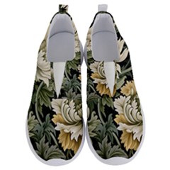 Flower Blossom Bloom Botanical Spring Nature Floral Pattern Leaves No Lace Lightweight Shoes by Maspions