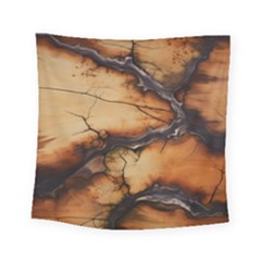 Texture Woodgrain Pattern Nature Wood Pattern Square Tapestry (small)
