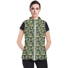 Camouflage Pattern Women s Puffer Vest by goljakoff