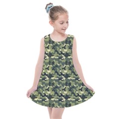 Camouflage Pattern Kids  Summer Dress