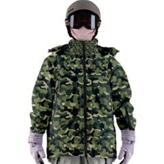 Camouflage Pattern Women s Zip Ski And Snowboard Waterproof Breathable Jacket by goljakoff