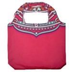 Mandala red Premium Foldable Grocery Recycle Bag