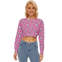 Hello Kitty Pattern, Hello Kitty, Child Lightweight Long Sleeve Sweatshirt by nateshop