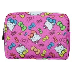 Hello Kitty, Cute, Pattern Make Up Pouch (medium) by nateshop