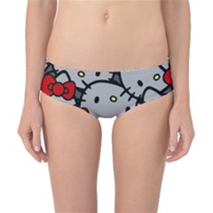 Hello Kitty, Pattern, Red Classic Bikini Bottoms by nateshop