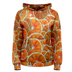 Oranges Patterns Tropical Fruits, Citrus Fruits Women s Pullover Hoodie by nateshop