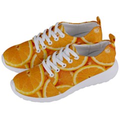 Oranges Textures, Close-up, Tropical Fruits, Citrus Fruits, Fruits Men s Lightweight Sports Shoes by nateshop