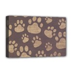 Paws Patterns, Creative, Footprints Patterns Deluxe Canvas 18  x 12  (Stretched)