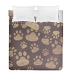 Paws Patterns, Creative, Footprints Patterns Duvet Cover Double Side (Full/ Double Size)