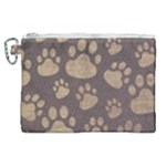 Paws Patterns, Creative, Footprints Patterns Canvas Cosmetic Bag (XL)