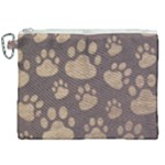 Paws Patterns, Creative, Footprints Patterns Canvas Cosmetic Bag (XXL)