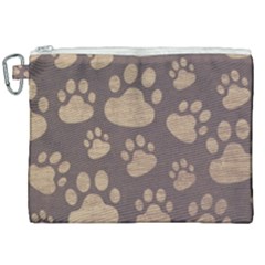 Paws Patterns, Creative, Footprints Patterns Canvas Cosmetic Bag (xxl) by nateshop