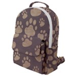 Paws Patterns, Creative, Footprints Patterns Flap Pocket Backpack (Small)