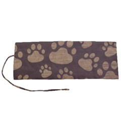 Paws Patterns, Creative, Footprints Patterns Roll Up Canvas Pencil Holder (s)
