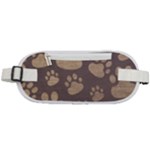 Paws Patterns, Creative, Footprints Patterns Rounded Waist Pouch