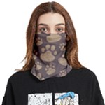 Paws Patterns, Creative, Footprints Patterns Face Covering Bandana (Two Sides)