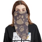 Paws Patterns, Creative, Footprints Patterns Face Covering Bandana (Triangle)