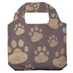 Paws Patterns, Creative, Footprints Patterns Premium Foldable Grocery Recycle Bag
