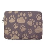 Paws Patterns, Creative, Footprints Patterns 15  Vertical Laptop Sleeve Case With Pocket