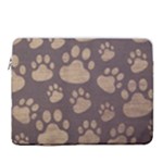 Paws Patterns, Creative, Footprints Patterns 16  Vertical Laptop Sleeve Case With Pocket