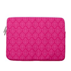 Pink Pattern, Abstract, Background, Bright, Desenho 15  Vertical Laptop Sleeve Case With Pocket