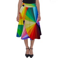 Bring Colors To Your Day Perfect Length Midi Skirt by elizah032470