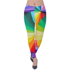 Bring Colors To Your Day Velvet Leggings by elizah032470