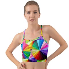 Bring Colors To Your Day Mini Tank Bikini Top