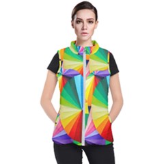 Bring Colors To Your Day Women s Puffer Vest by elizah032470