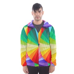 Bring Colors To Your Day Men s Hooded Windbreaker by elizah032470