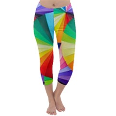 Bring Colors To Your Day Capri Winter Leggings  by elizah032470