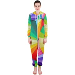 Bring Colors To Your Day Hooded Jumpsuit (ladies) by elizah032470