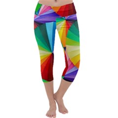 Bring Colors To Your Day Capri Yoga Leggings by elizah032470