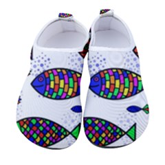 Fish Abstract Colorful Kids  Sock-style Water Shoes