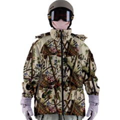 Vintage-antique-plate-china Women s Zip Ski And Snowboard Waterproof Breathable Jacket