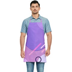 Colorful Labstract Wallpaper Theme Kitchen Apron