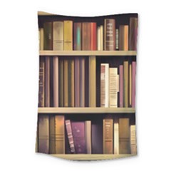 Books Bookshelves Office Fantasy Background Artwork Book Cover Apothecary Book Nook Literature Libra Small Tapestry by Posterlux
