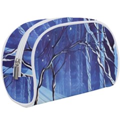 Landscape Outdoors Greeting Card Snow Forest Woods Nature Path Trail Santa s Village Make Up Case (large) by Posterlux