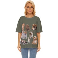 Doggy Lover Oversized Basic T-shirt by Skittledust