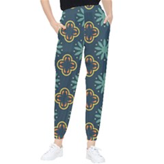 Flowers Pattern Design Abstract Women s Tapered Pants by Maspions