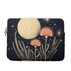 Flowers Space 13  Vertical Laptop Sleeve Case With Pocket by Maspions