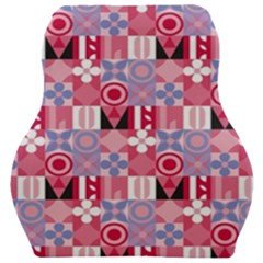 Scandinavian Abstract Pattern Car Seat Velour Cushion  by Maspions